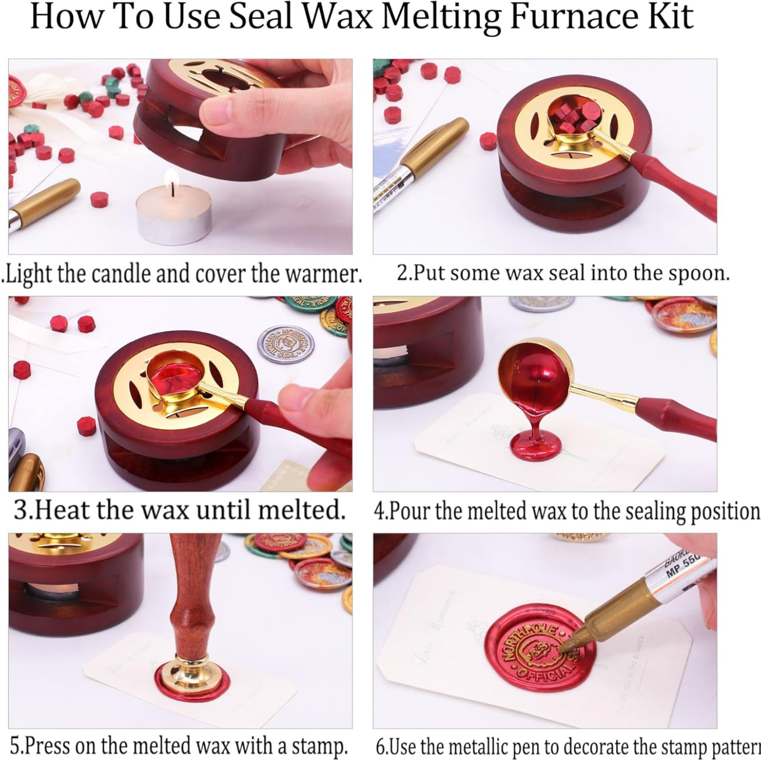 Christmas Seal Wax Kit - 800pc - Wax Seal Letter Kit ulasan dan harga