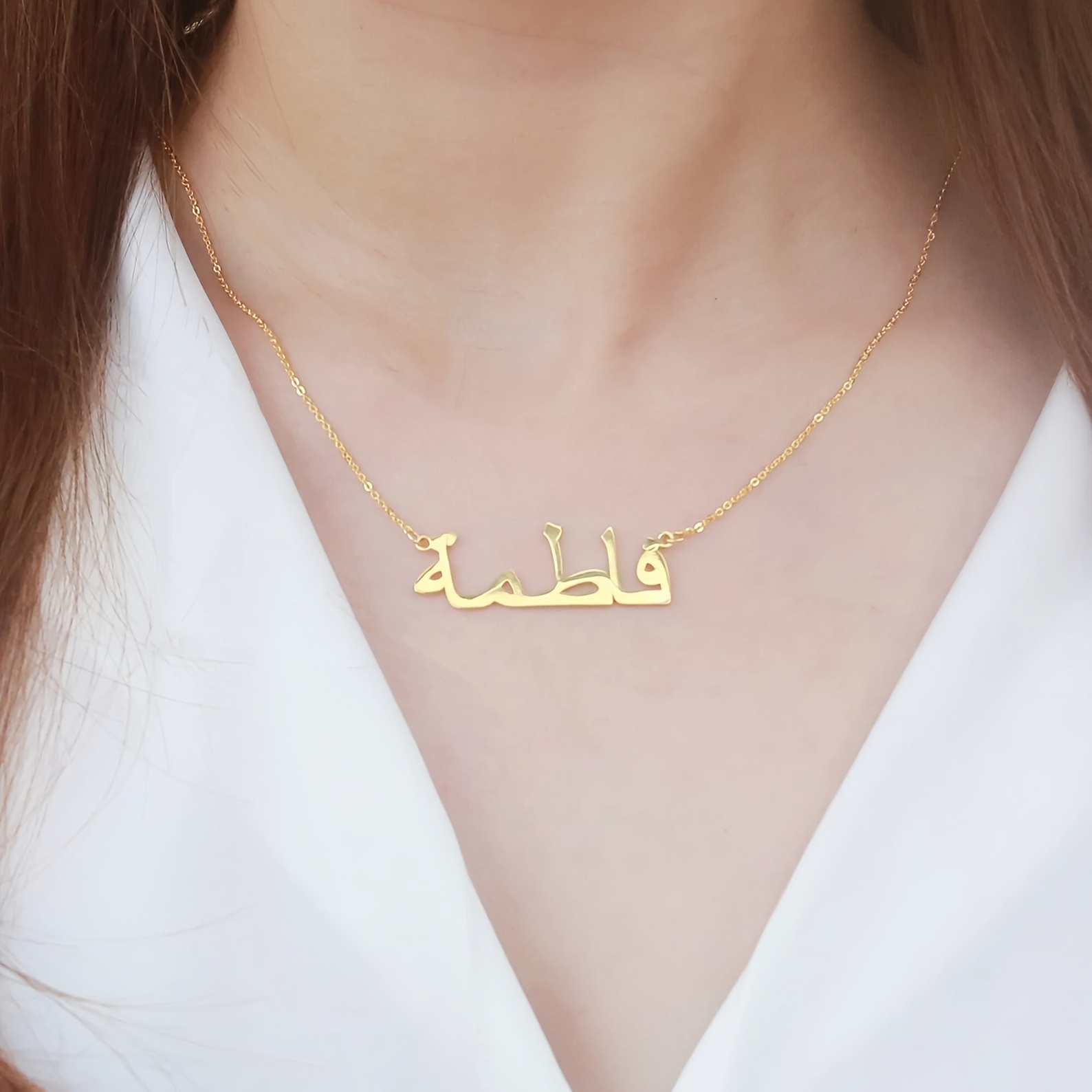 Personalized Custom Arabic Nam - Name Necklace Custom ulasan dan harga