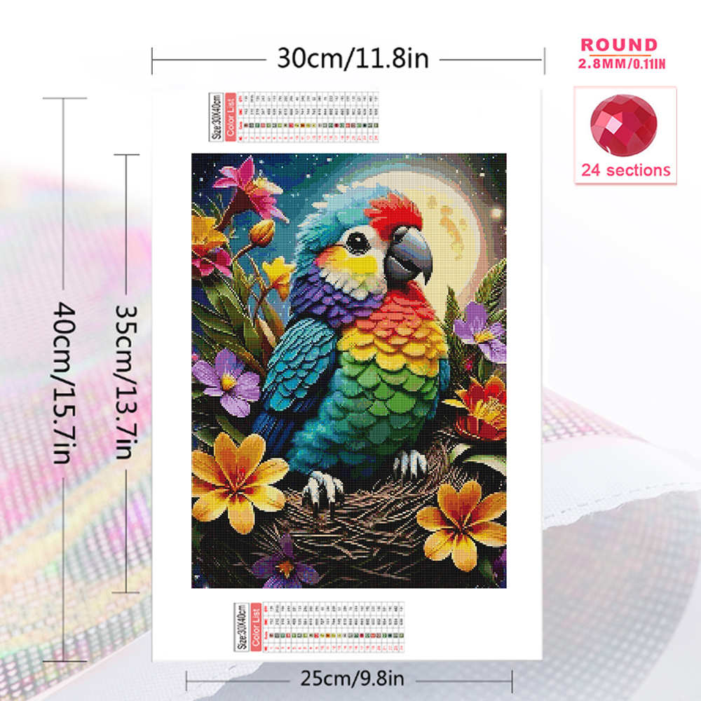 1PC frameless  DIY Diamond Pai - Photo Mosaic Print ulasan dan harga
