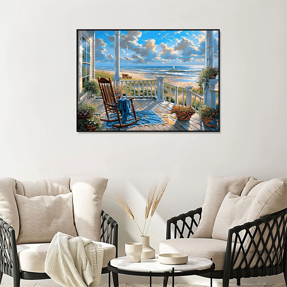 1PC frameless  Full Square Rou - Photo Mosaic Print ulasan dan harga