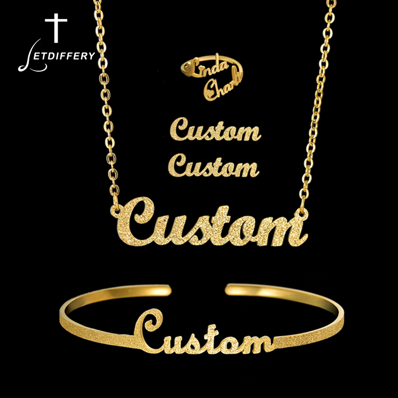 Letdiffery Custom Name Jewelry - Initial Ring Custom ulasan dan harga