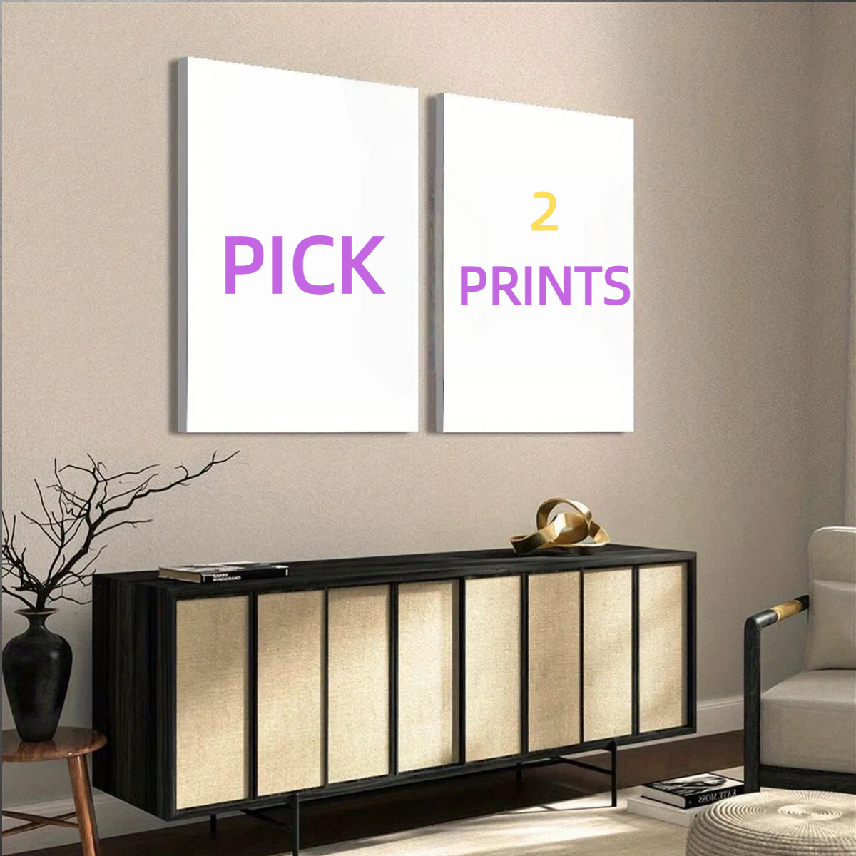 2pcs/set of custom canvas phot - Pet Portrait Custom ulasan dan harga