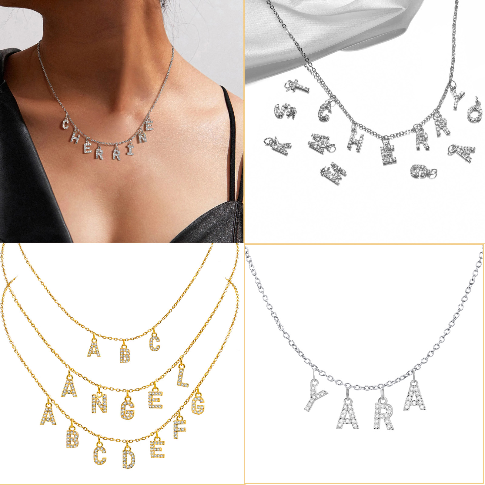 Custom Personalized Name Neckl - Name Necklace Custom ulasan dan harga