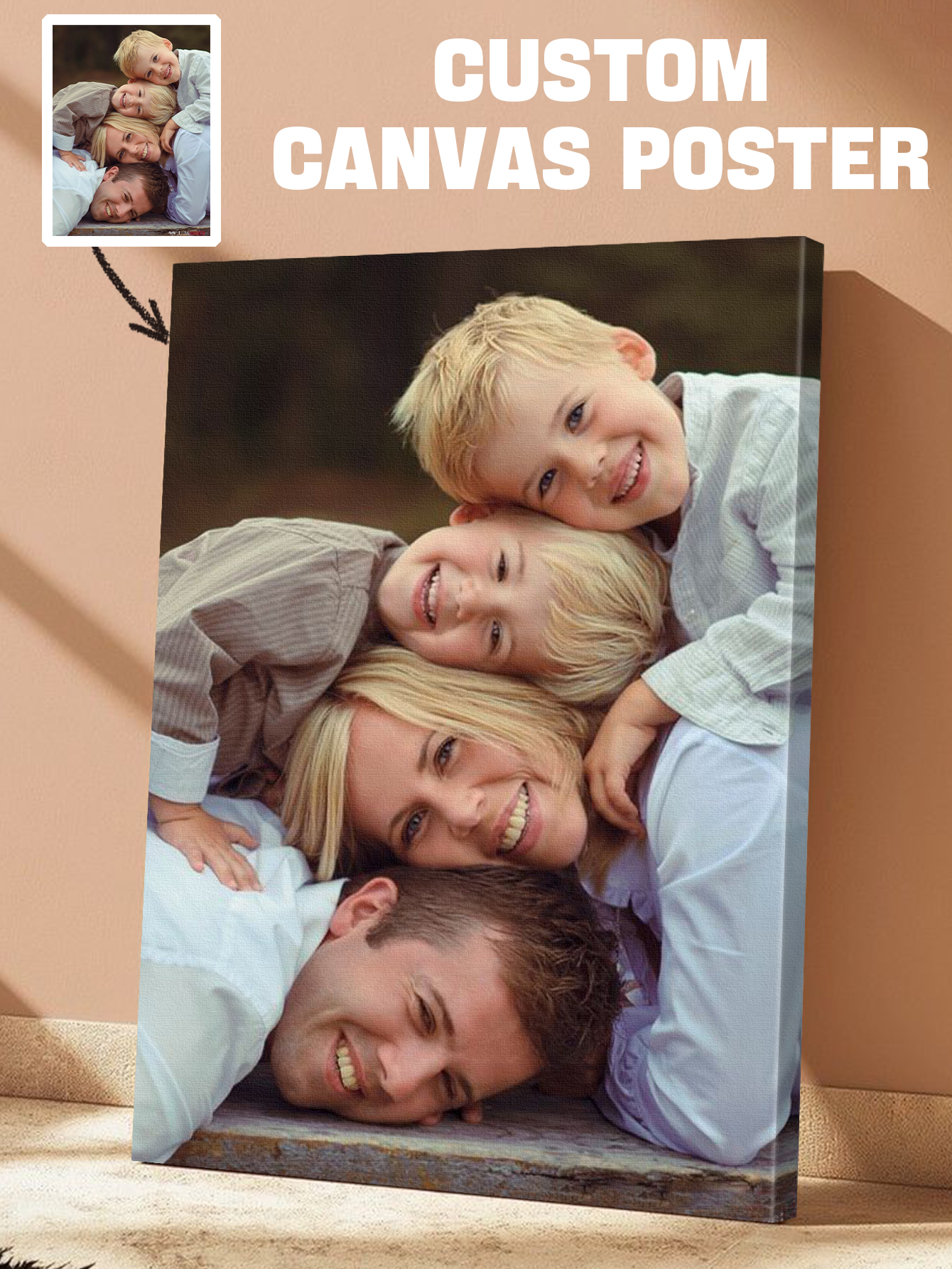 1Pc Custom Big Size Canvas Pos - Pet Portrait Custom ulasan dan harga