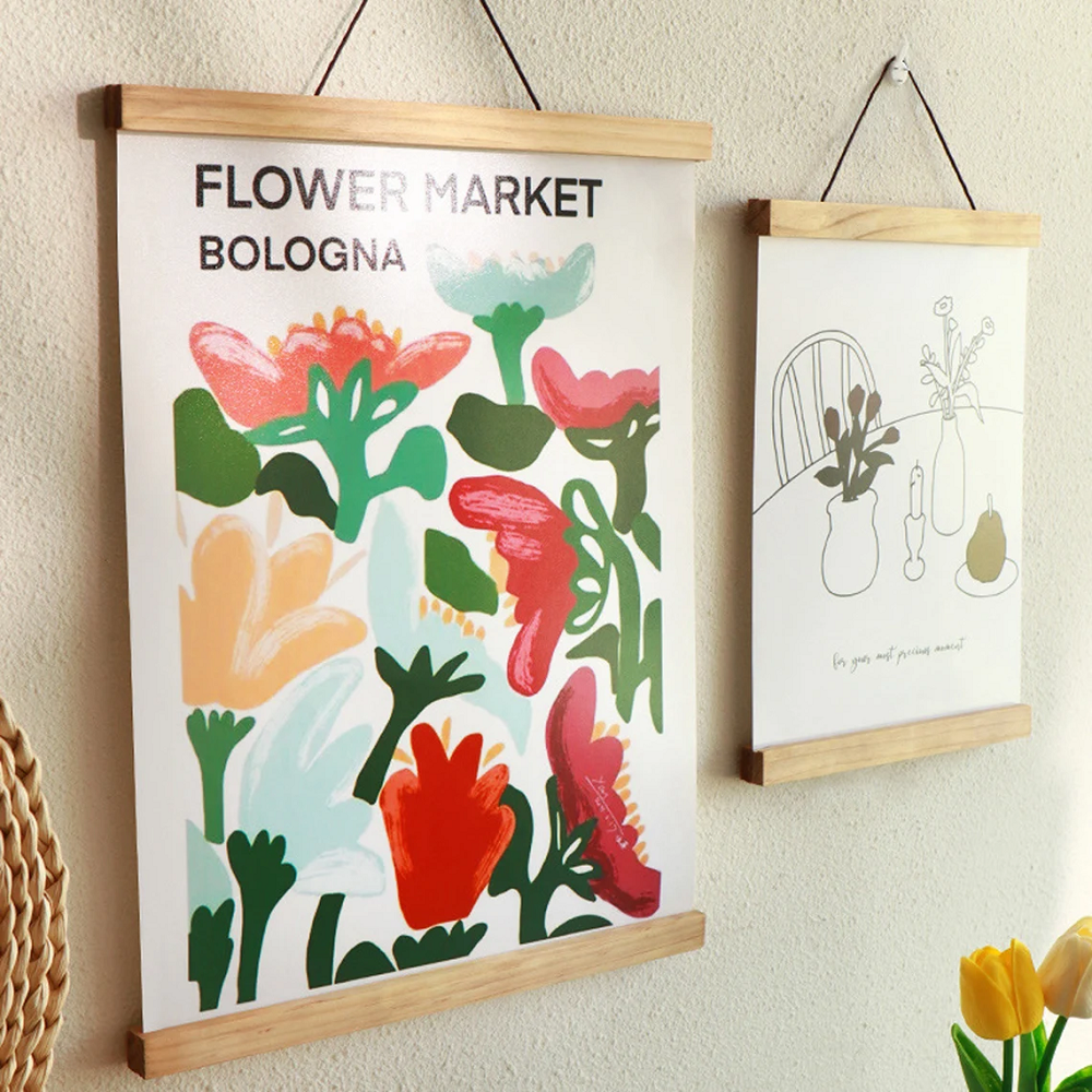 1PC Magnetic Wooden Picture Ha - Engraved Wood Frame ulasan dan harga