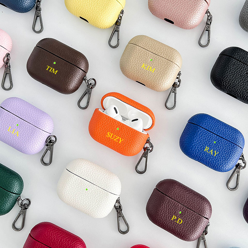 Fashion Cute Mini DIY Earphone - Monogram Keychain Leather ulasan dan harga