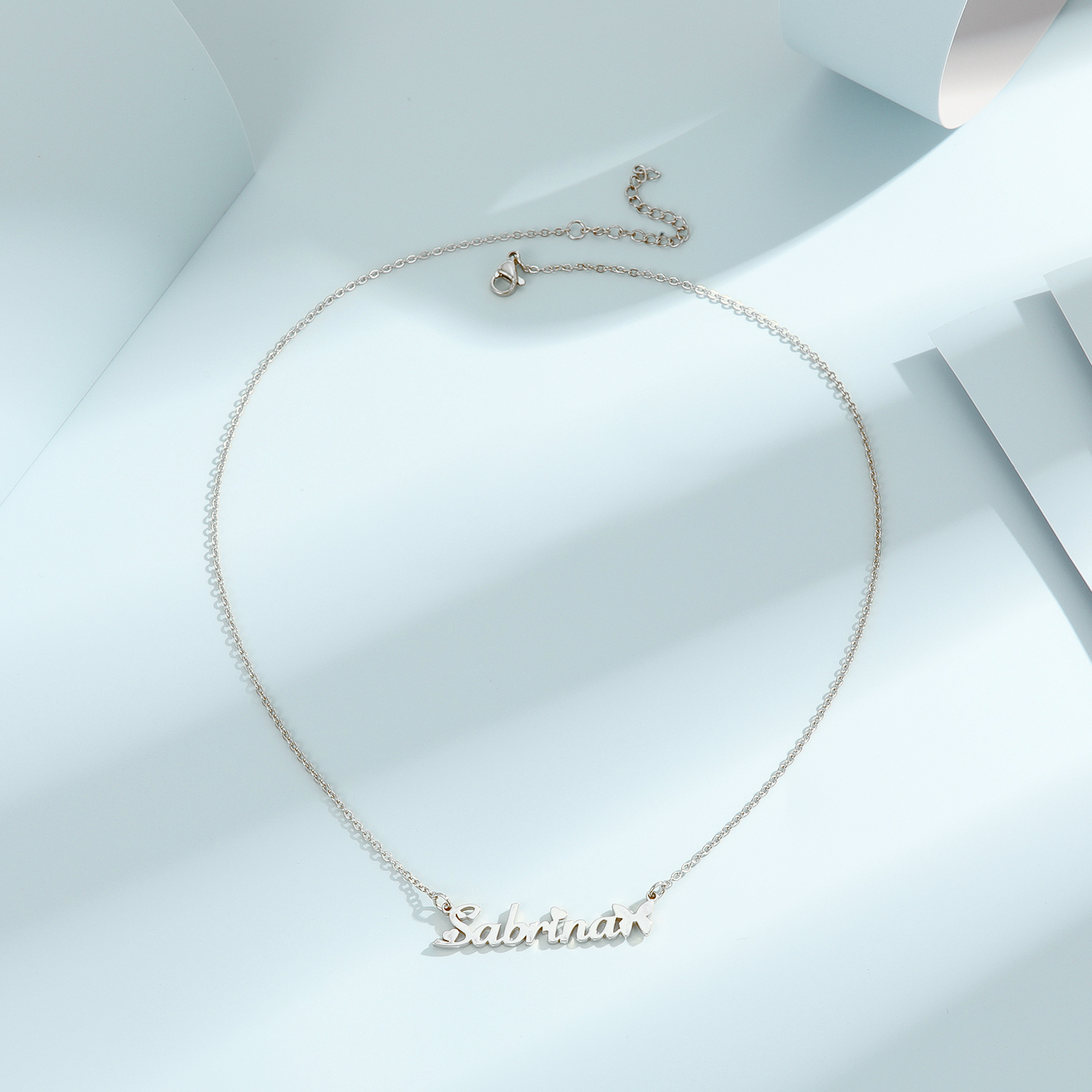 1pc Personalized Butterfly Nam - Name Necklace Custom ulasan dan harga