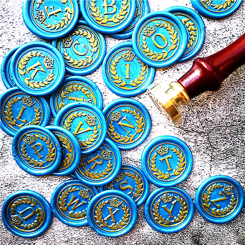26 Letter A - Z crown Wax Seal - Wax Seal Letter Kit ulasan dan harga