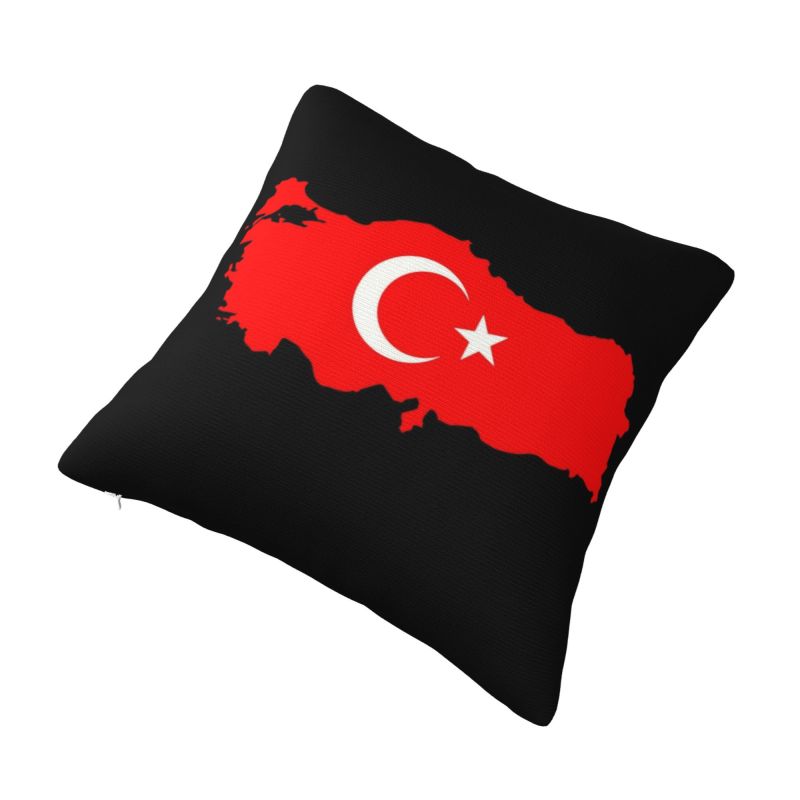 Custom Turkey Flag Map Pillow  - Custom Star Map ulasan dan harga