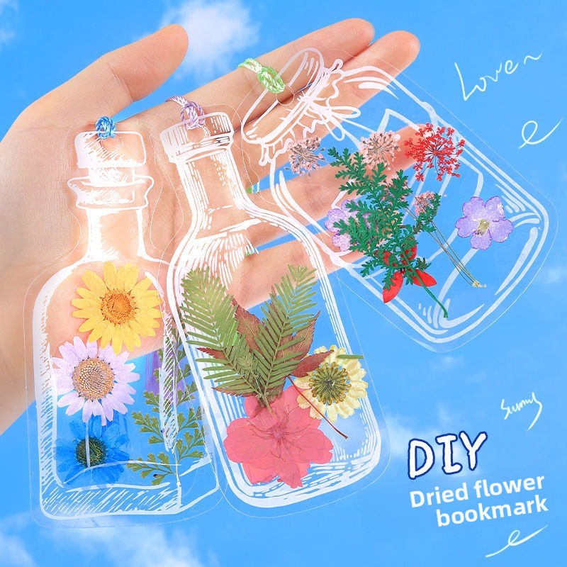 20 Piece Bookmarks Kids Creati - Dried Flower Bookmark ulasan dan harga