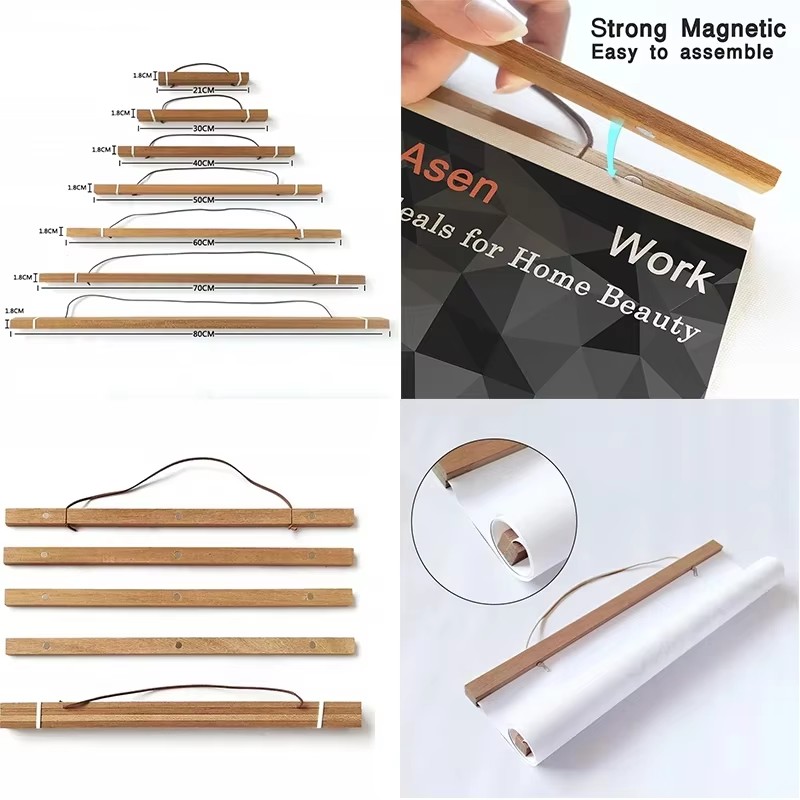 7colors 21-50cm Magnetic Woode - Engraved Wood Frame ulasan dan harga