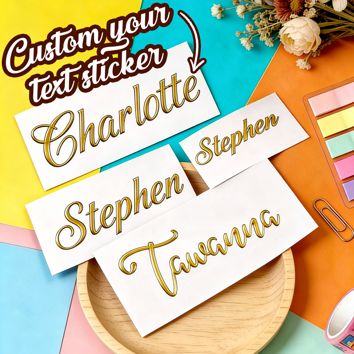Custom Name Stickers,Wedding S - Personalised Candle Label ulasan dan harga