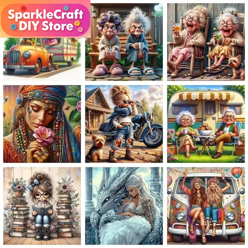 1pc frameless   Full Square Di - Photo Mosaic Print ulasan dan harga