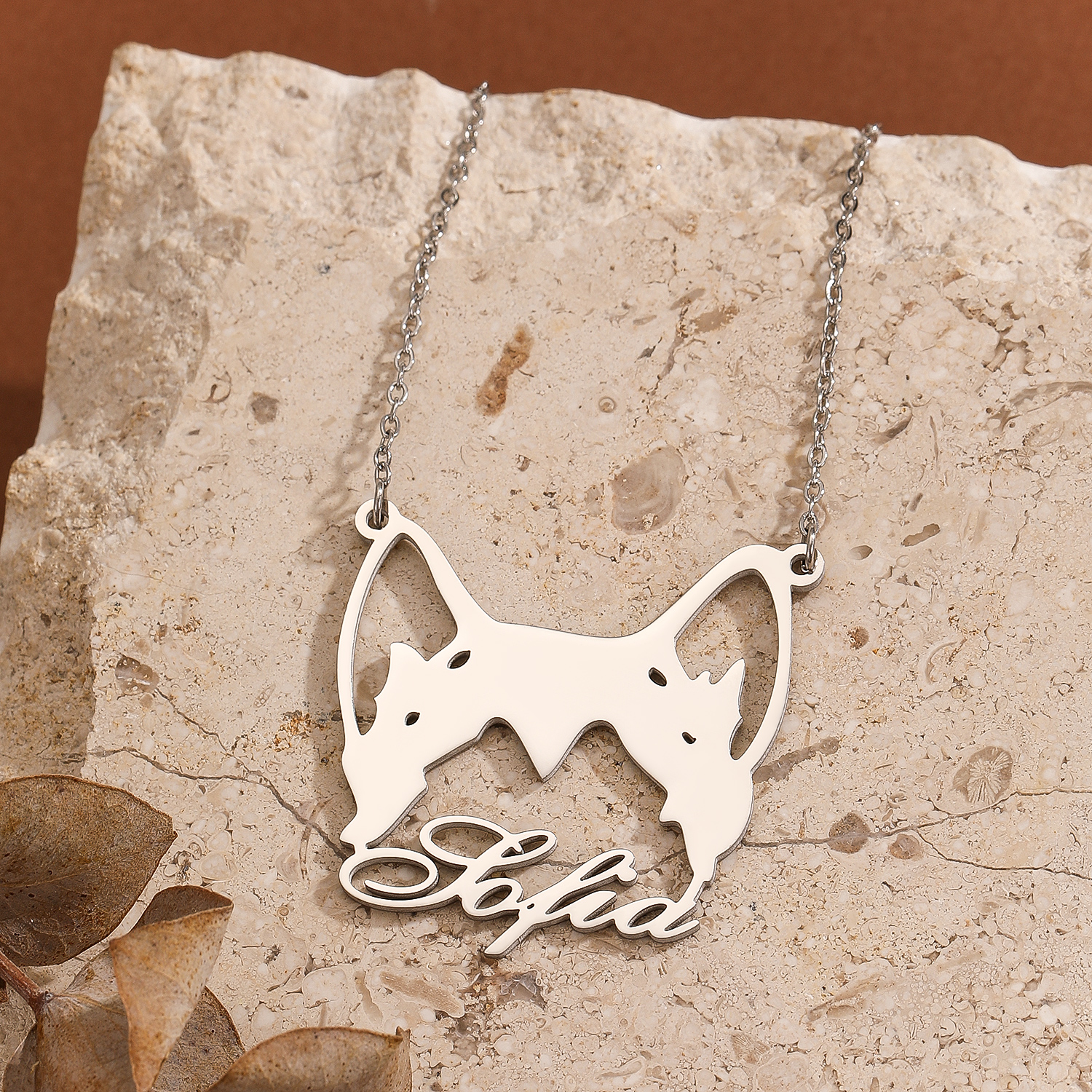 Custom Alaska Malamute Name Ne - Name Necklace Custom ulasan dan harga