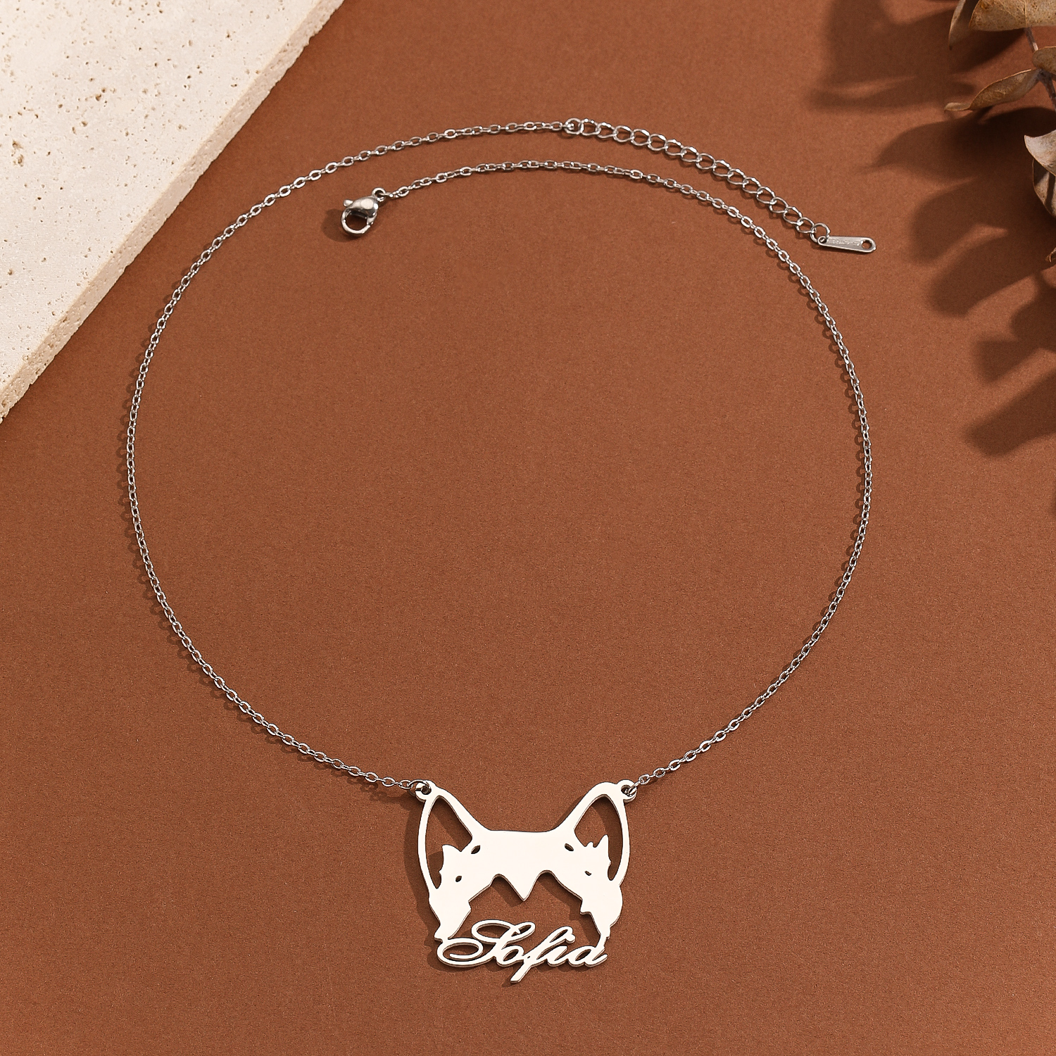 Custom Alaska Malamute Name Ne - Name Necklace Custom ulasan dan harga